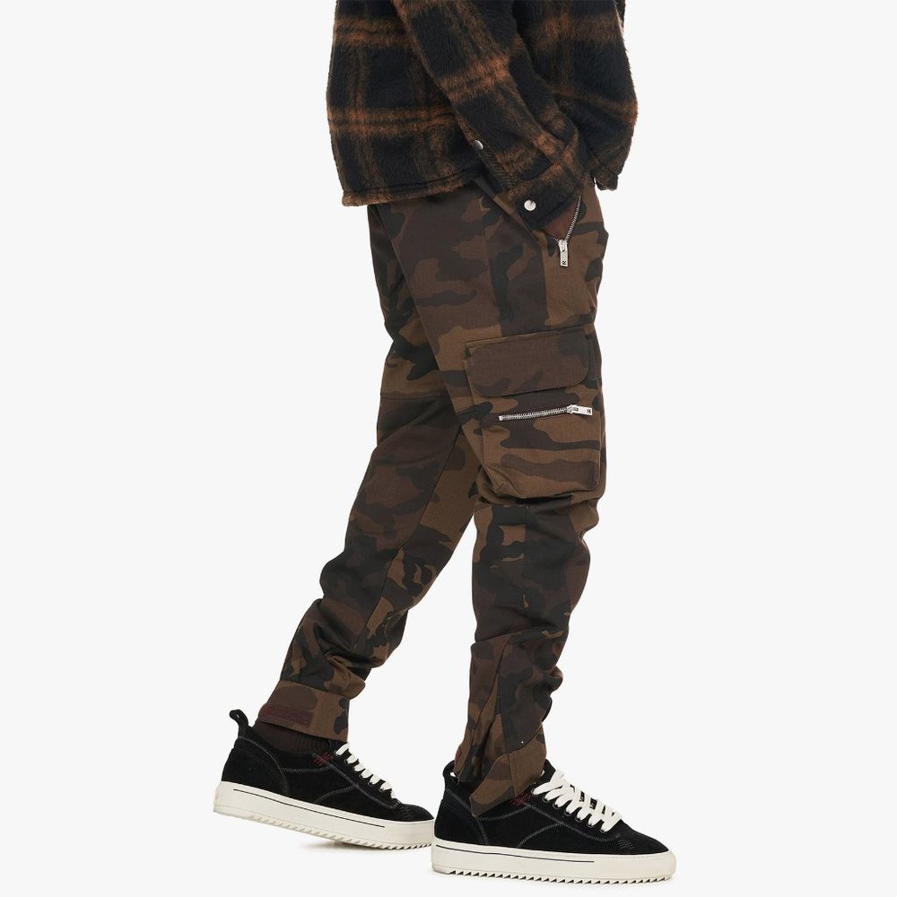 Represent Military Cargo Pants Brown Camo Men’s Small - Picture 3 of 4